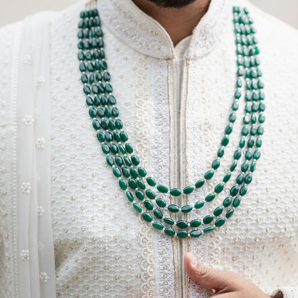 Kora by Nilesh Mitesh Cream Wedding Sherwani - Custom - Size 42